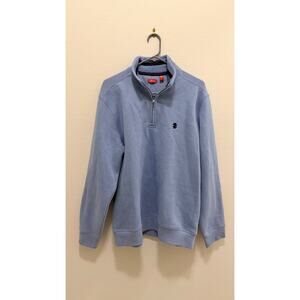 IZOD Men's Colony Blue Sueded Fleece Shirt - Size Medium - NWOT